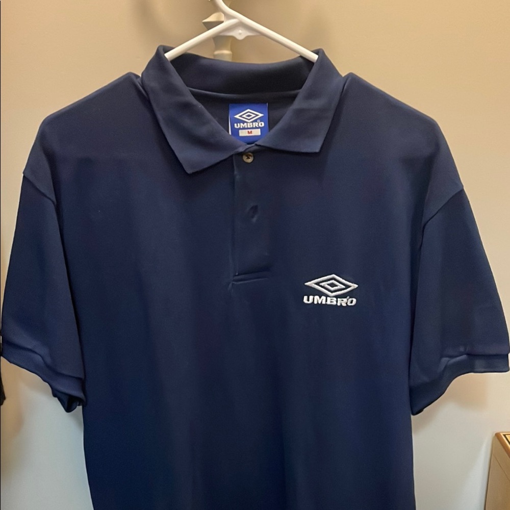 Umbro Men's Navy Polo Shirt